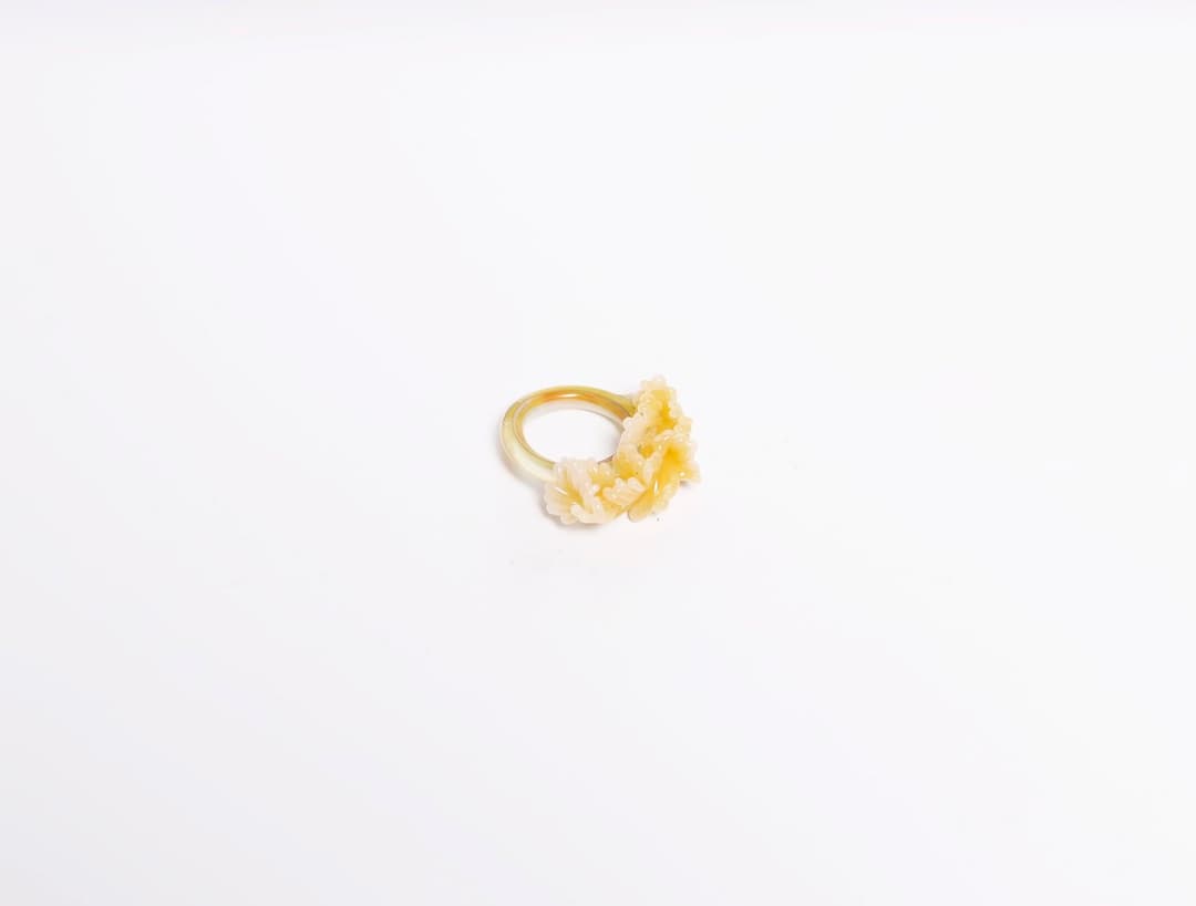 Yellow Glass Ring